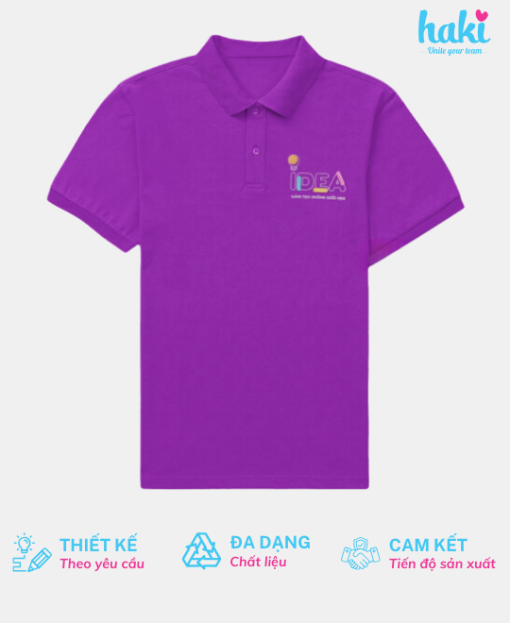 Đồng phục Áo Polo tím