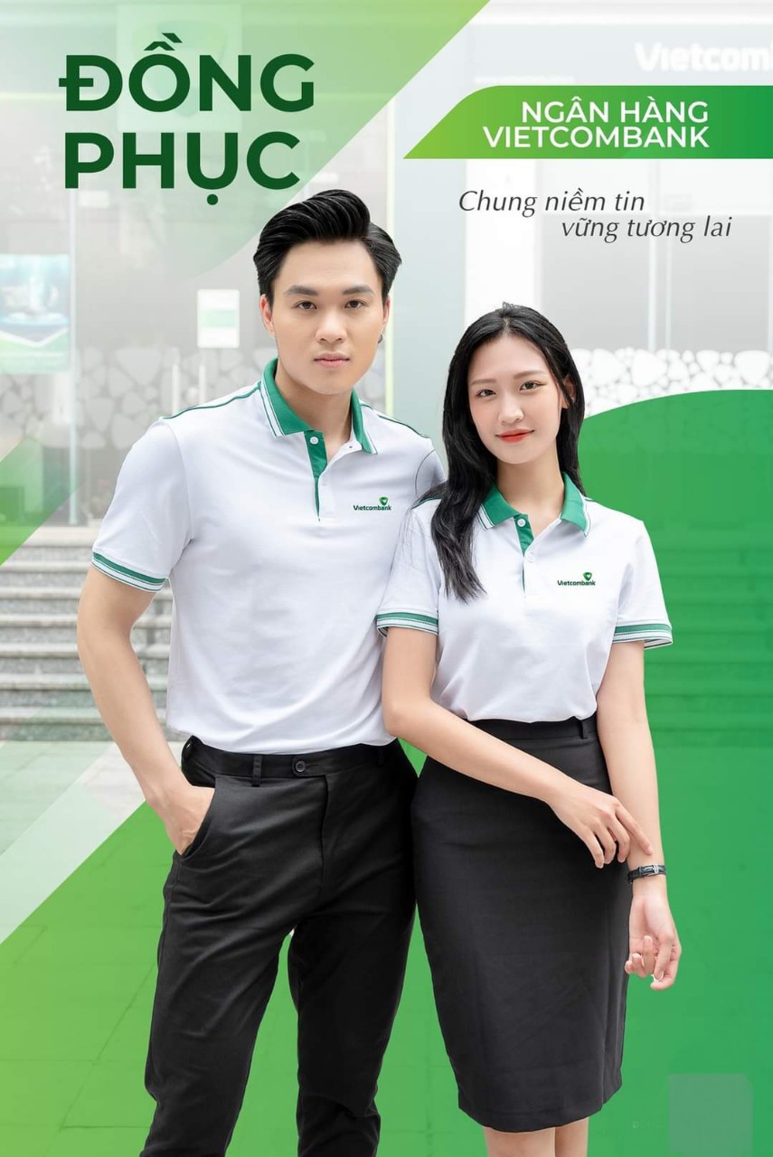 đồng phục ngân hàng vietcombank