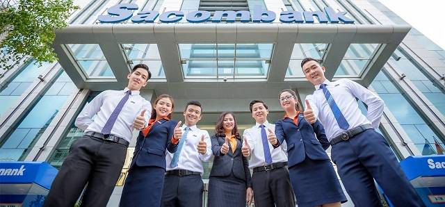 đồng phục ngân hàng Sacombank