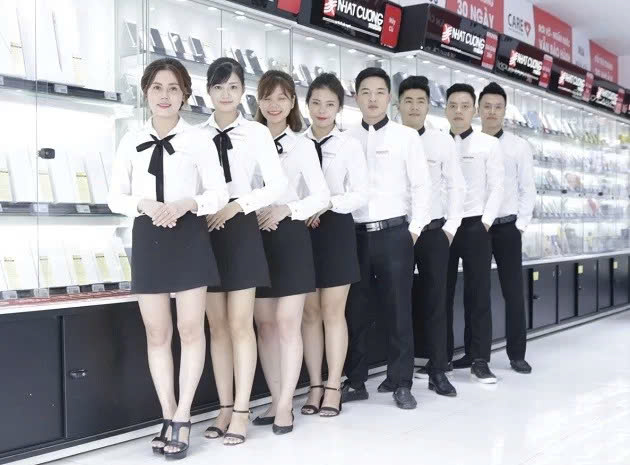 đồng phục nhân viên bán hàng áo sơ mi