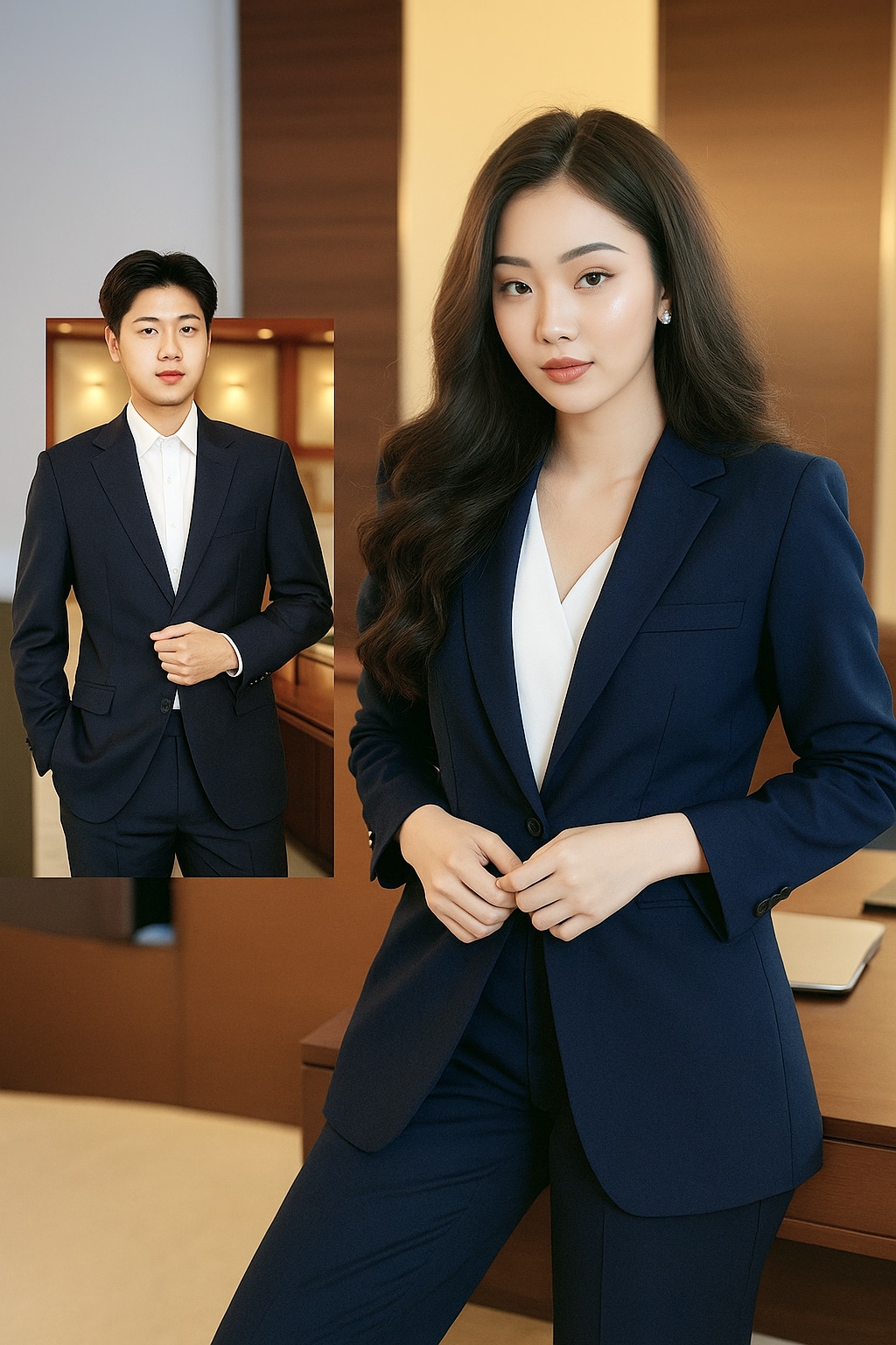 Đồng phục vest Haki fashion