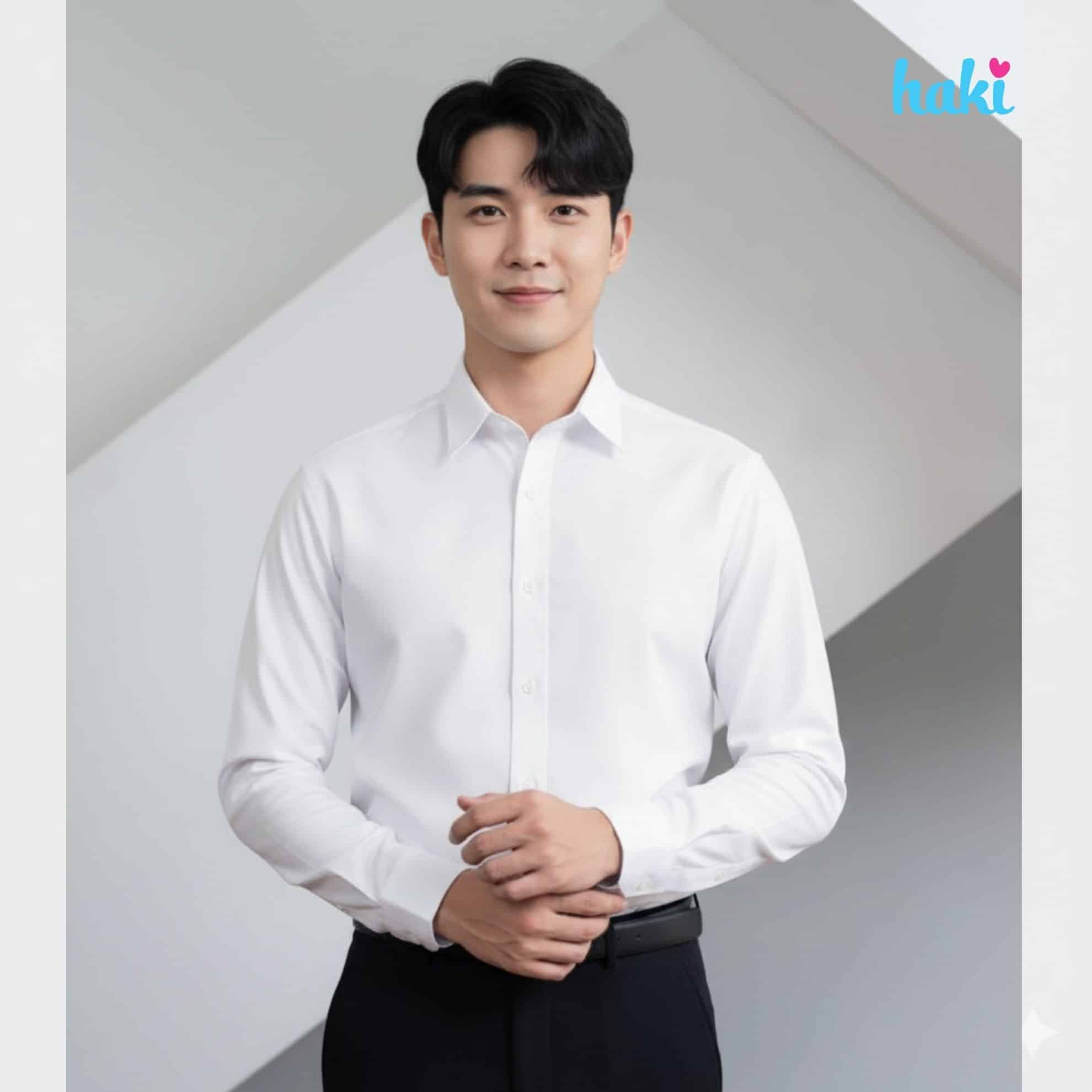 Dáng áo sơ mi Regular fit