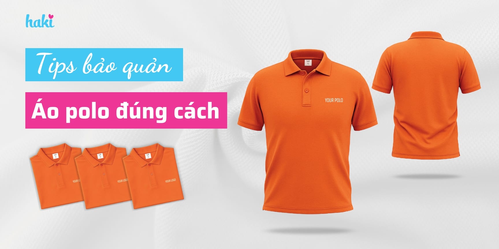 cách bảo quản áo polo đồng phục